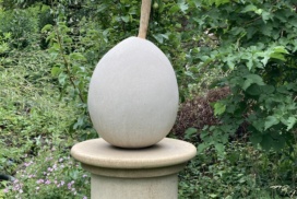 Swan neck pear sculpture
